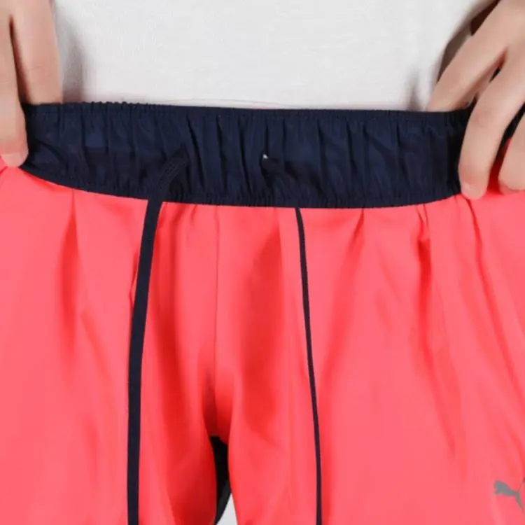 PUMA Casual Shorts Women's Bright Pink Tweed Blue-5