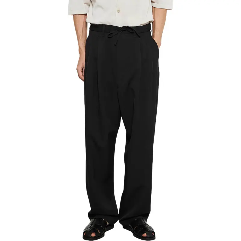 Lemaire Drawstring Pleated Pants-2