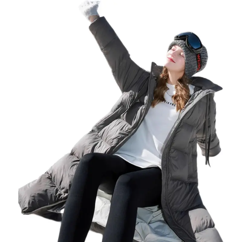 3COLOUR Down Jacket Women's Stone Gray-6