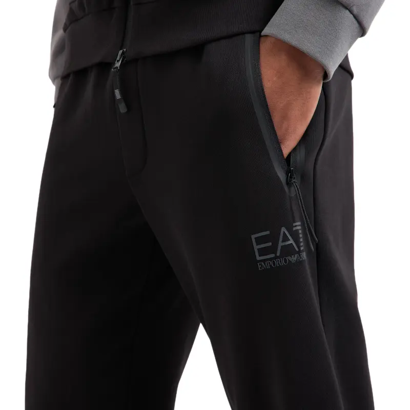 EMPORIO ARMANI Logo Printed Zipped Tracksuit Set-6