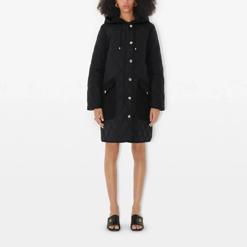 Burberry Quilted Hooded Jacket-2