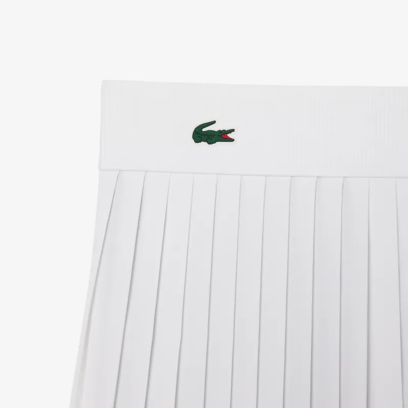 LACOSTE Piqué Lined Tennis Skirt-4