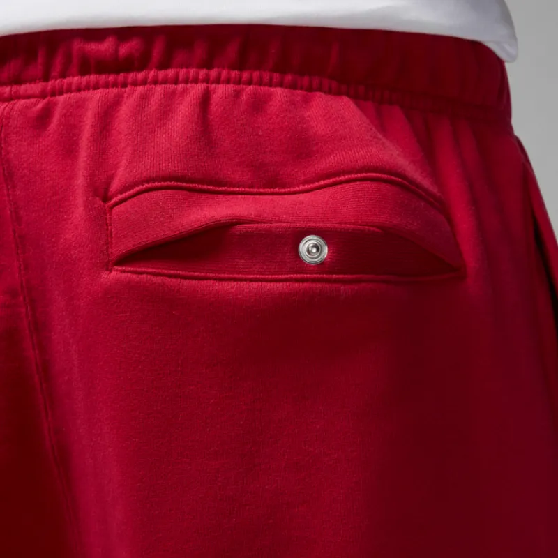 Jordan Flight Fleece Sports Shorts Men's Red-4