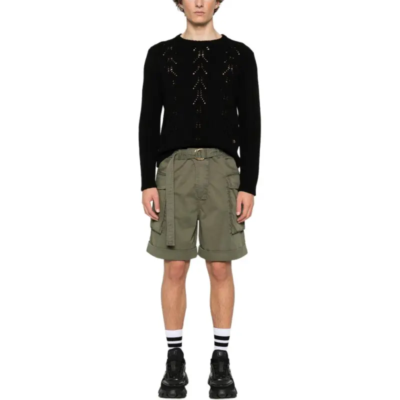 BALMAIN Turn Up Hem Cargo Shorts-1