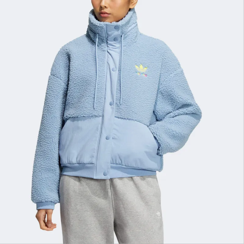 Adidas Originals Clover Series Outfit Jacket Women's Blue-1