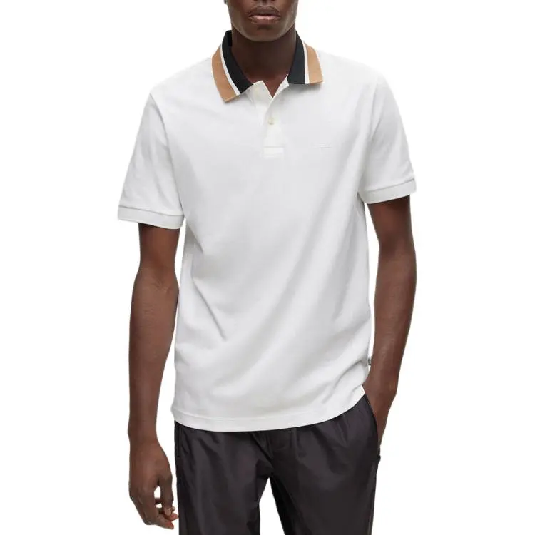 HUGO BOSS SS23 Polo Shirt Men's White-1