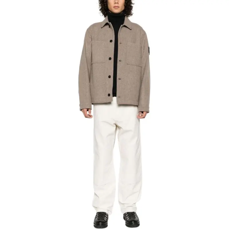 STONE ISLAND Lighter Outerwear Jacket 'Dove Grey'-2