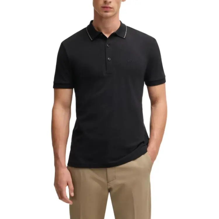 HUGO BOSS Polo Shirt Men's Black-1