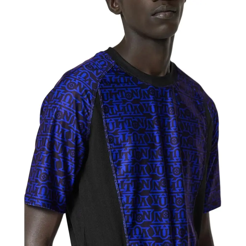 LOUIS VUITTON All Over Vuitton Snow Technical T Shirt-4