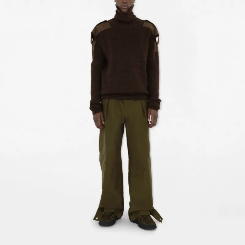 Burberry Detachable Sleeve Roll Neck Knitted Jumper-3