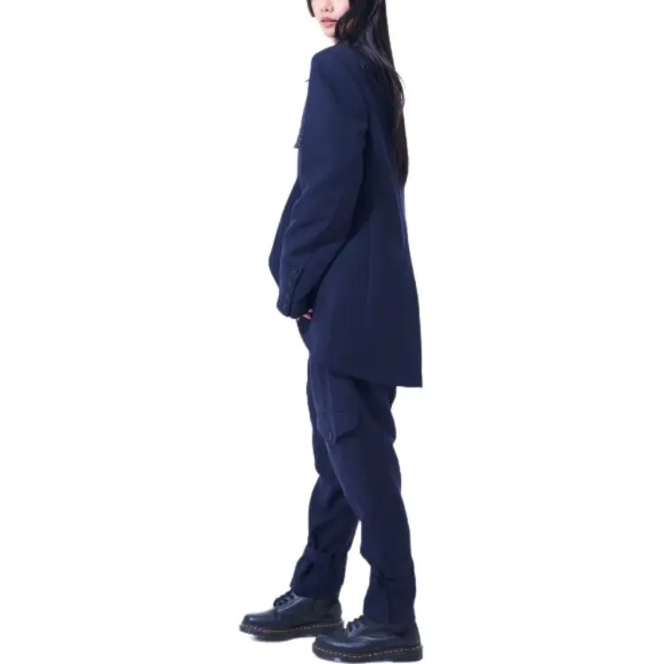 Yohji Yamamoto S'YTE Cargo Pants Unisex Marine Blue-5
