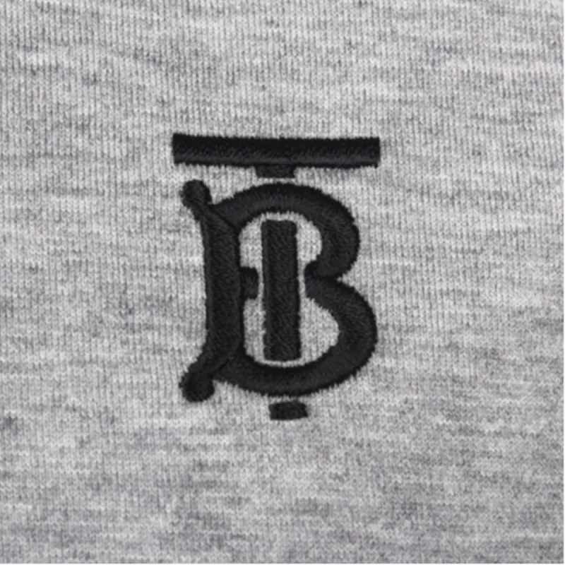 Burberry T Shirt Men's Light Gray-4
