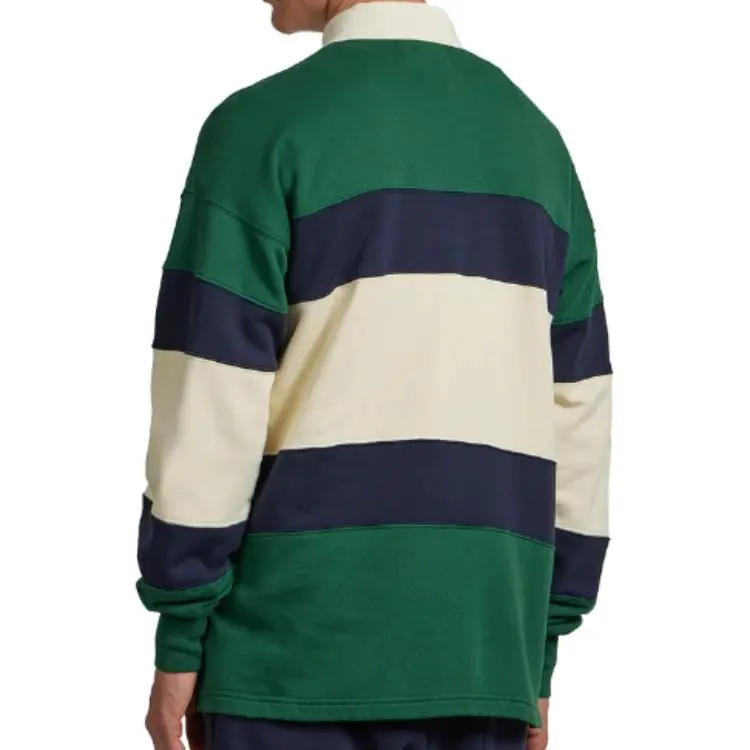 AUTRY Striped Jersey Polo Shirt-4