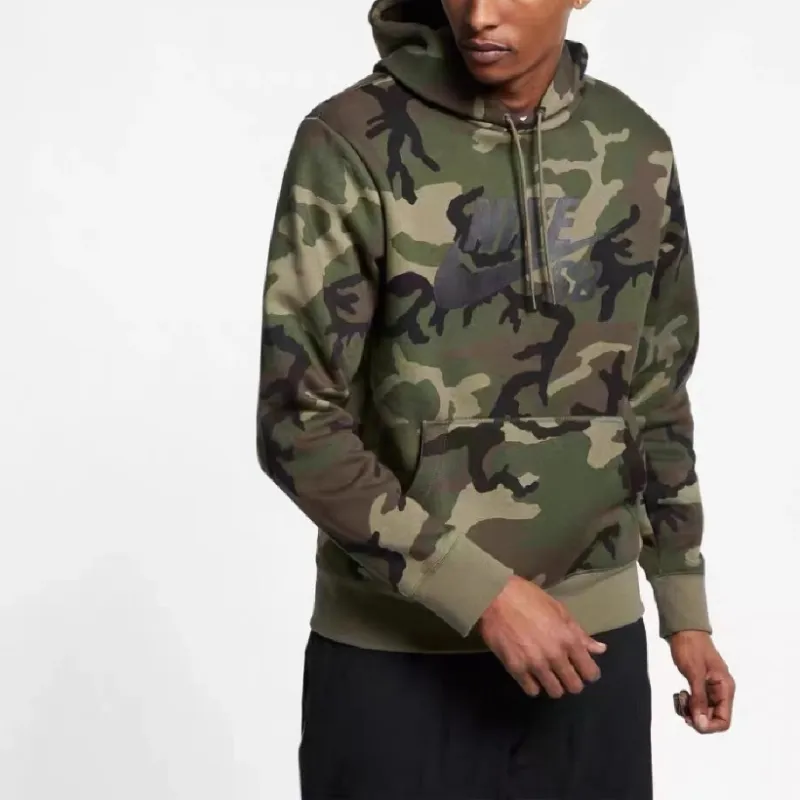 Nike Sweatshirts Men Olive Green-2