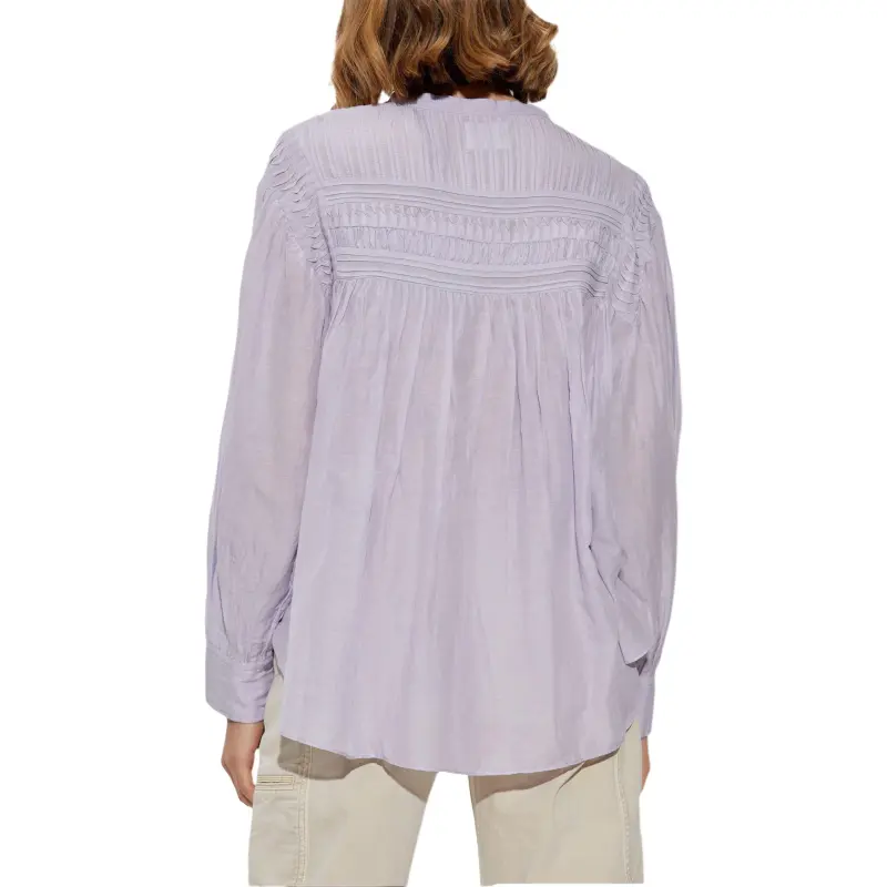 ISABEL MARANT ETOILE Gathered Plalia Blouse-3