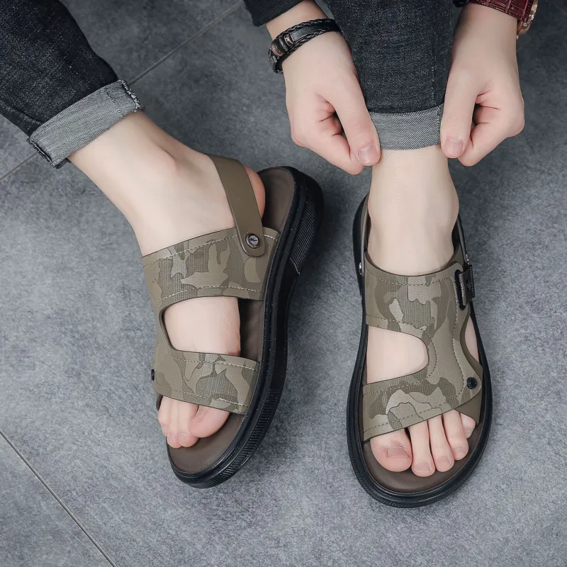 Warrior Beach Sandals Men's Green-6
