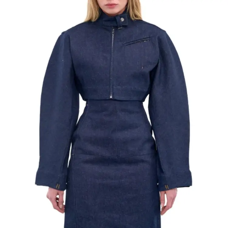 Jacquemus La Veste De Nimes Cabrio 'Navy'-3