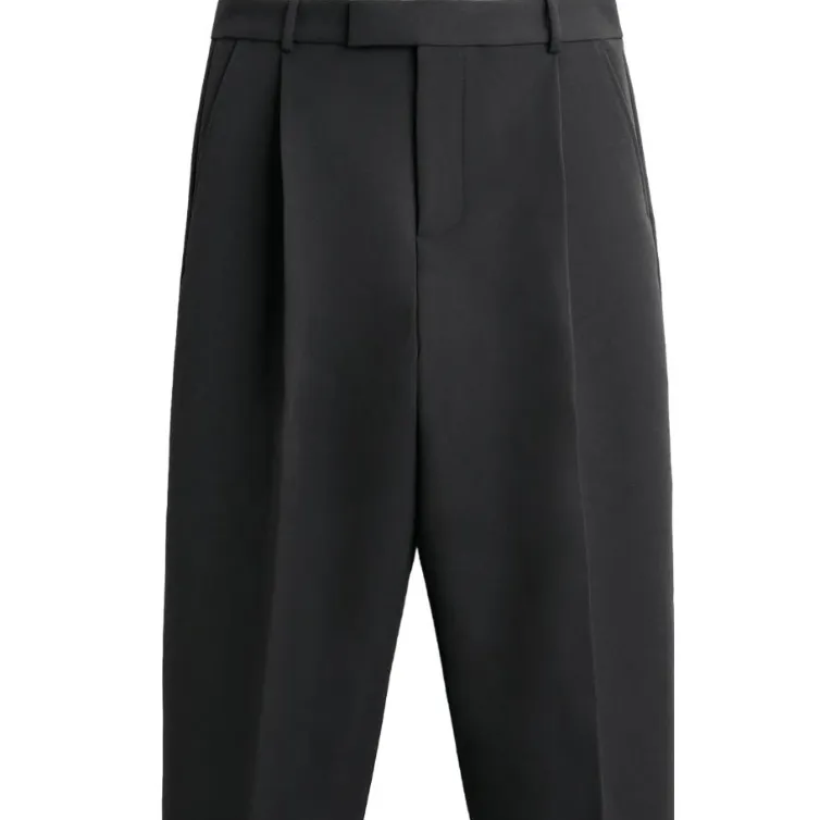 Studio Nicholson X ZARA Studio Nicholson Co-brand Casual Pants Men Dark Gray-1