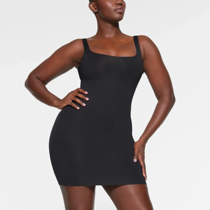 SKIMS SKIMS BODY TANK MINI DRESS Slip Dresses Women's ONYX/Onyx-6