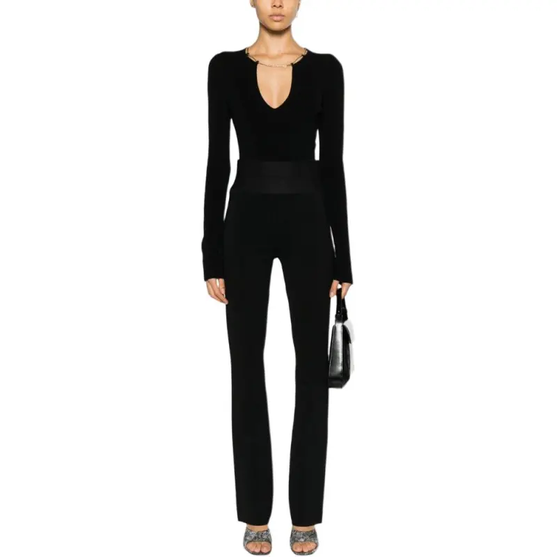 Alexander Wang High Waisted Bootcut Pants-1