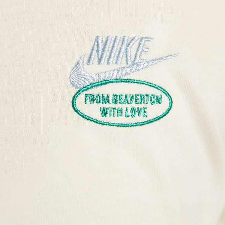 Nike Short Sleeved Dresses Women's Sail White-4
