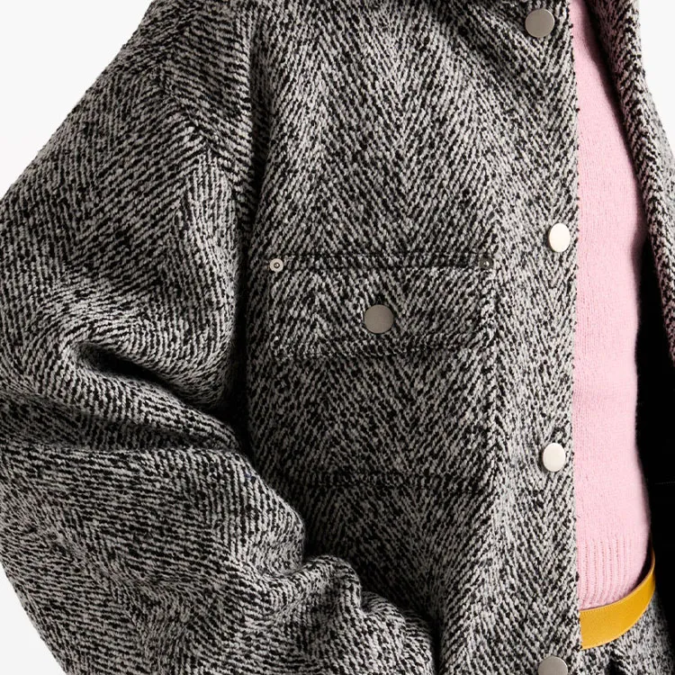 PRADA Wool Shirt Jacket-3