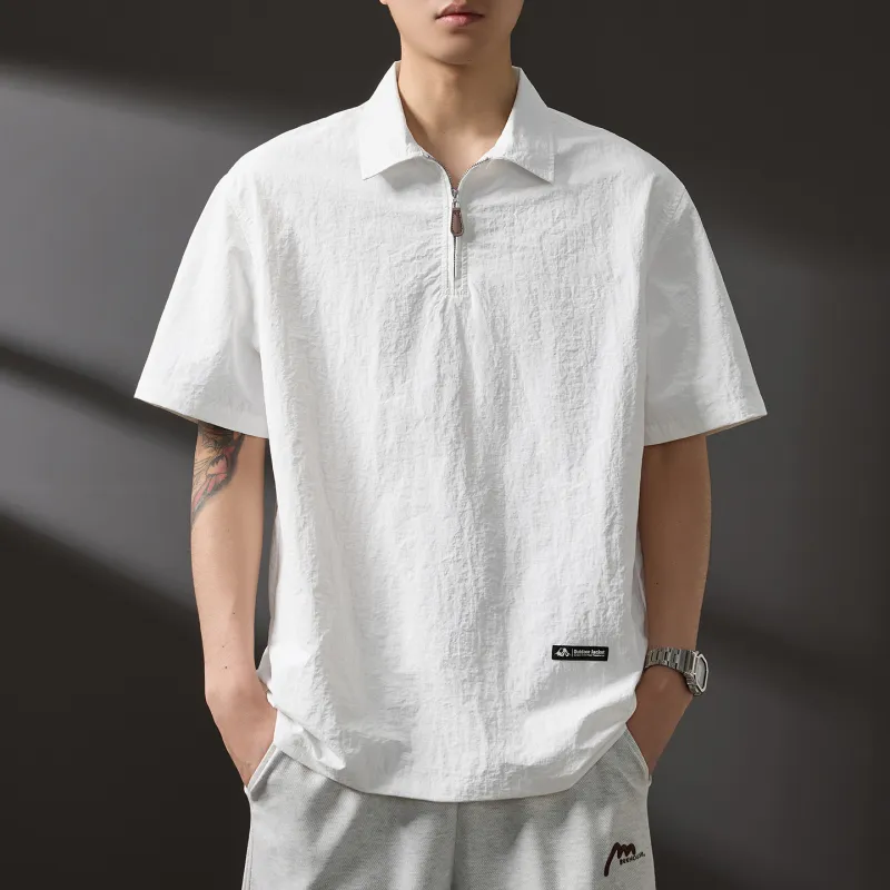 WOOD SOON Trendy Brand Casual Outdoor Shirt Short Sleeved Coat Unisex-1