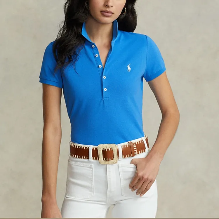 Polo Ralph Lauren SS23 Polo Shirt Women's Blue-1