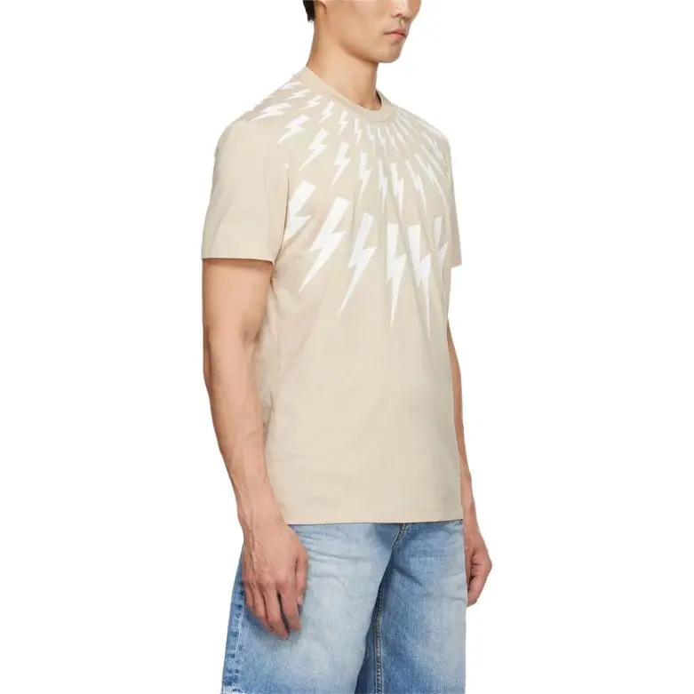 Neil Barrett T Shirts Men Light Beige-3