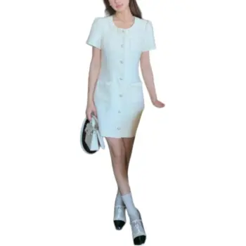Summer Hooray Short Sleeved Dress Women's Ecru