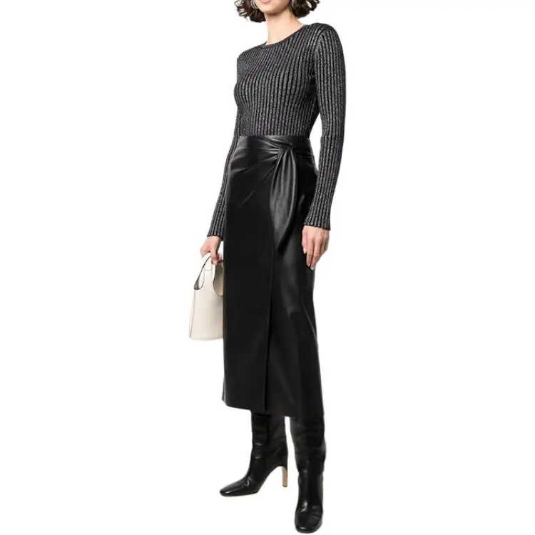 TORY BURCH Ribbed Knitted Top-3