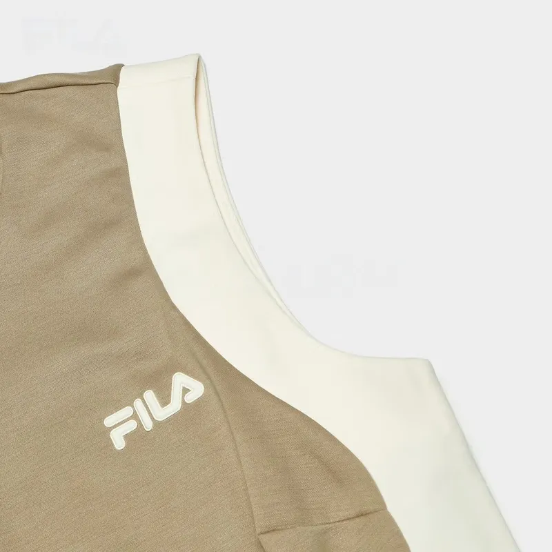FILA Sleeveless Dress Women's Light Chocolate-3