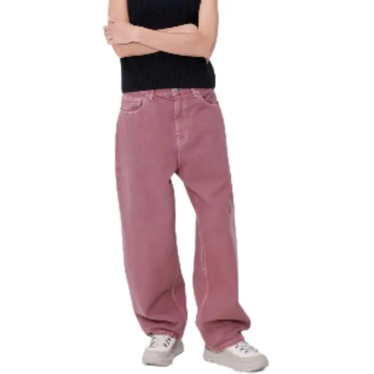 Carhartt WIP FW24 Jeans Women's Dark Purple Red-4