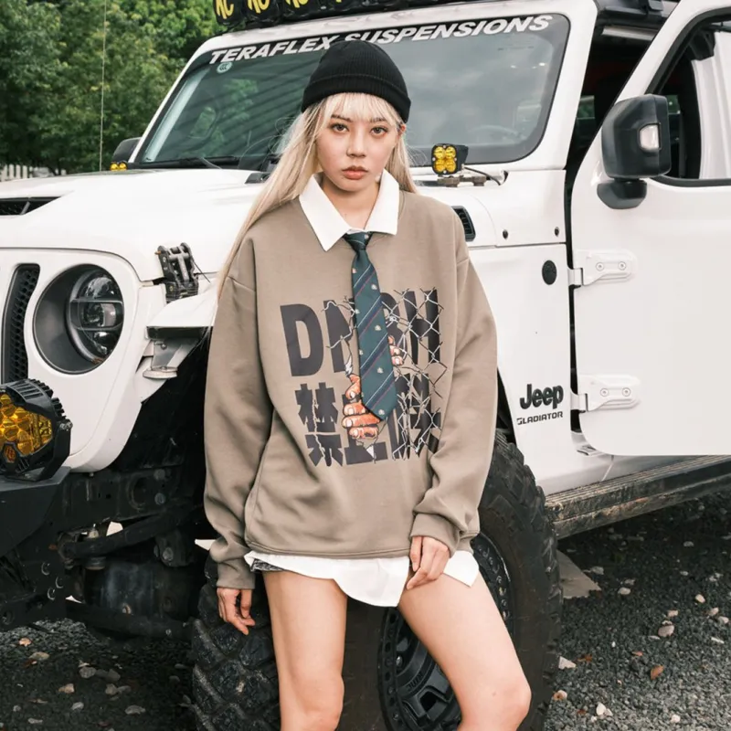 DNBH Crewneck Sweatshirt Unisex Multicolor Available-18