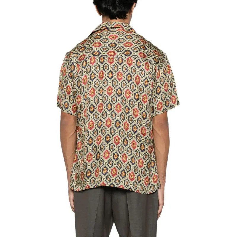Drôle De Monsieur La Chemise Ornements Short Sleeved Shirt-4