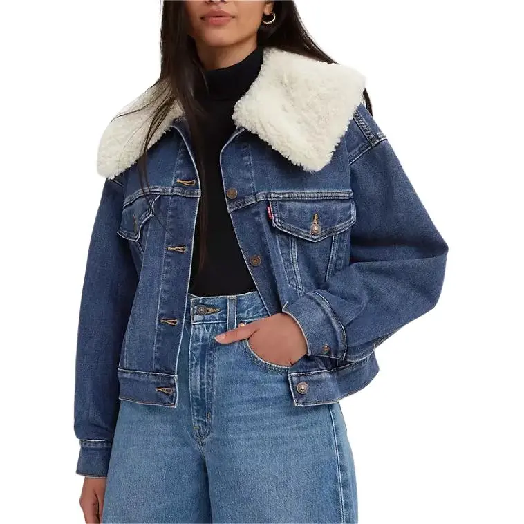 Levi's FW22 Denim Jacket Women's Blue-4