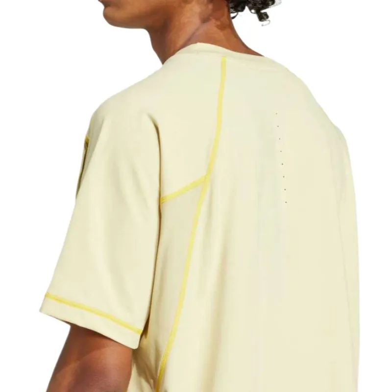 Adidas x NATIONAL GEOGRAPHIC AEROREADY T Shirt Unisex Powder Yellow-4
