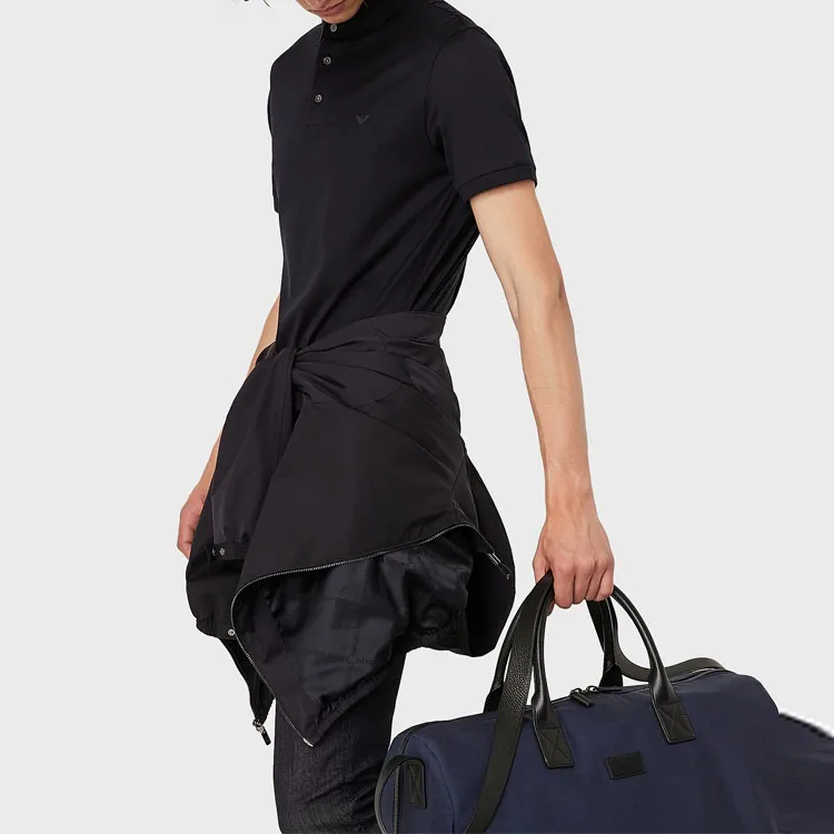 EMPORIO ARMANI Asv Lyocell blend Jersey Polo Shirt-3