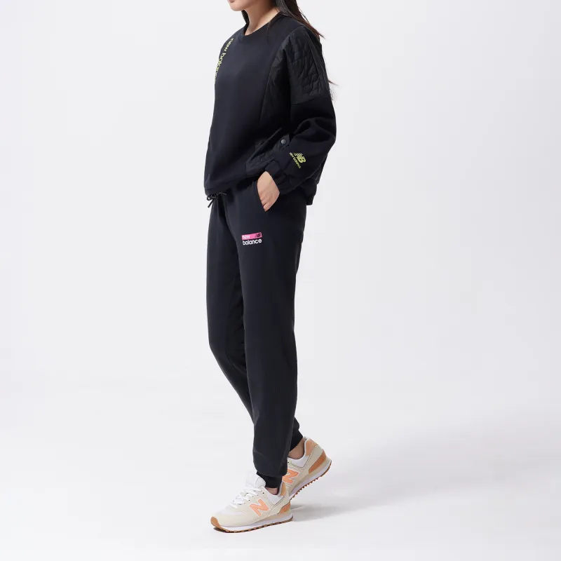 New Balance Knitted Sweatpants Women's Black-3