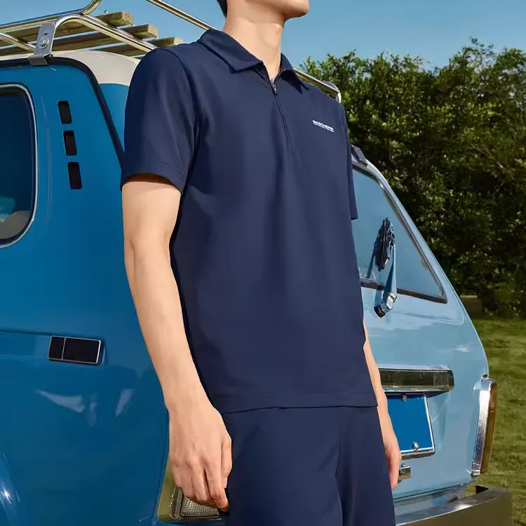 Skechers Polo Shirt Men's Navy Blue-5