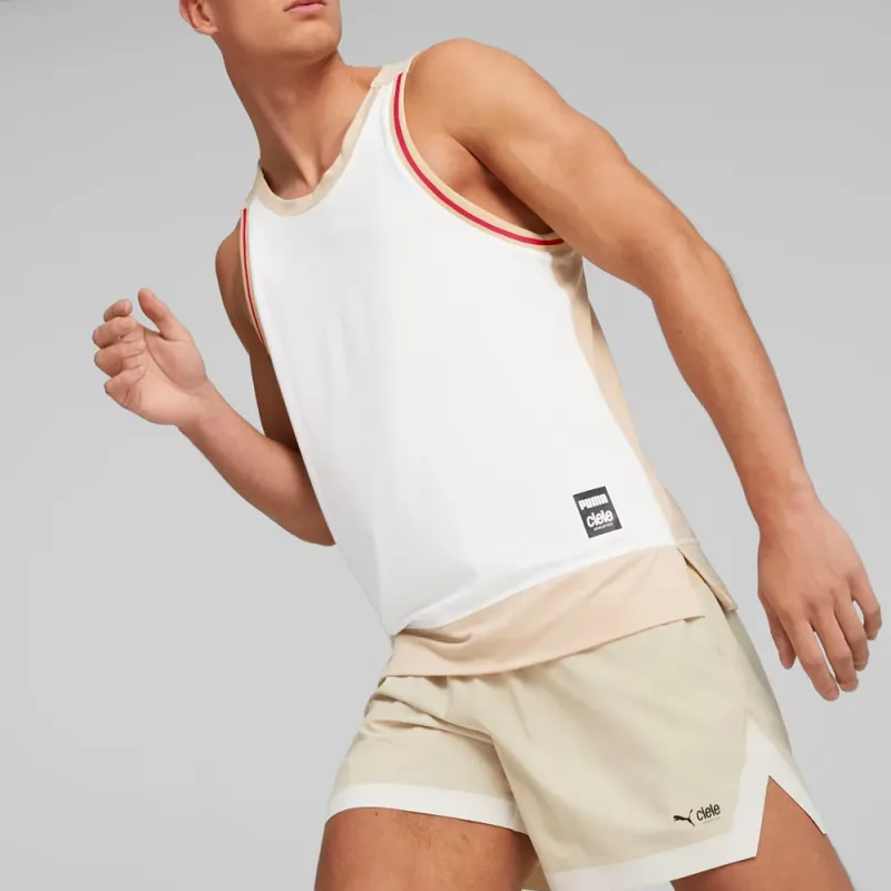 PUMA Puma X Ciele Co branded Series Tank Tops Men's White-4