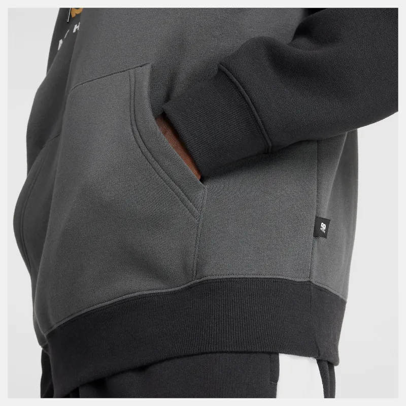New Balance Classics Fleece Hoodi Sweatshirt Men's Black-4