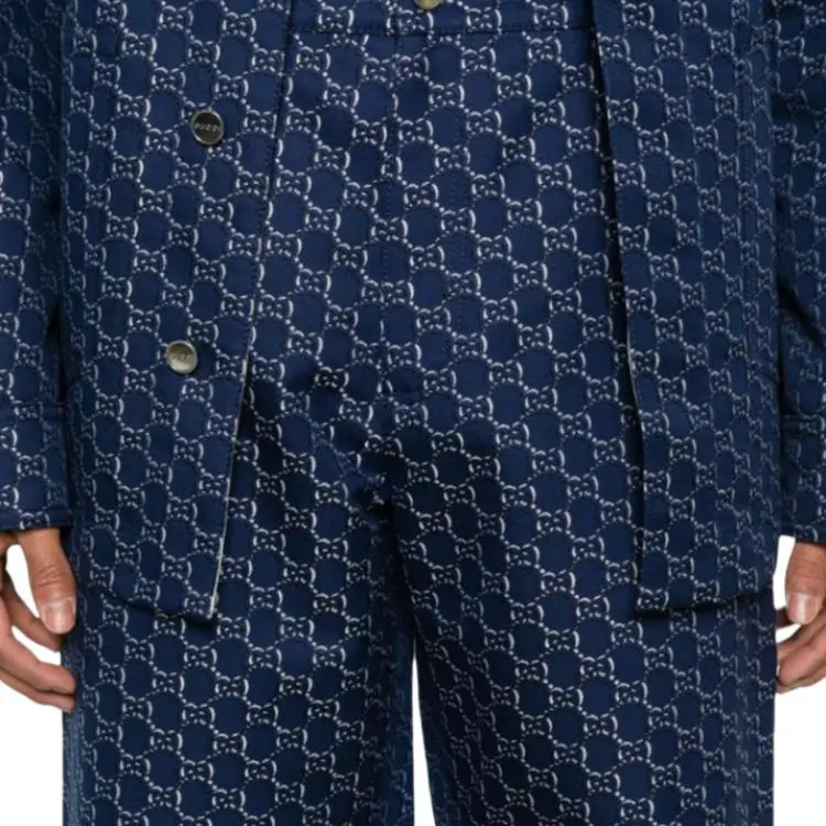 GUCCI Gg Shadow Jacquard Pants-4