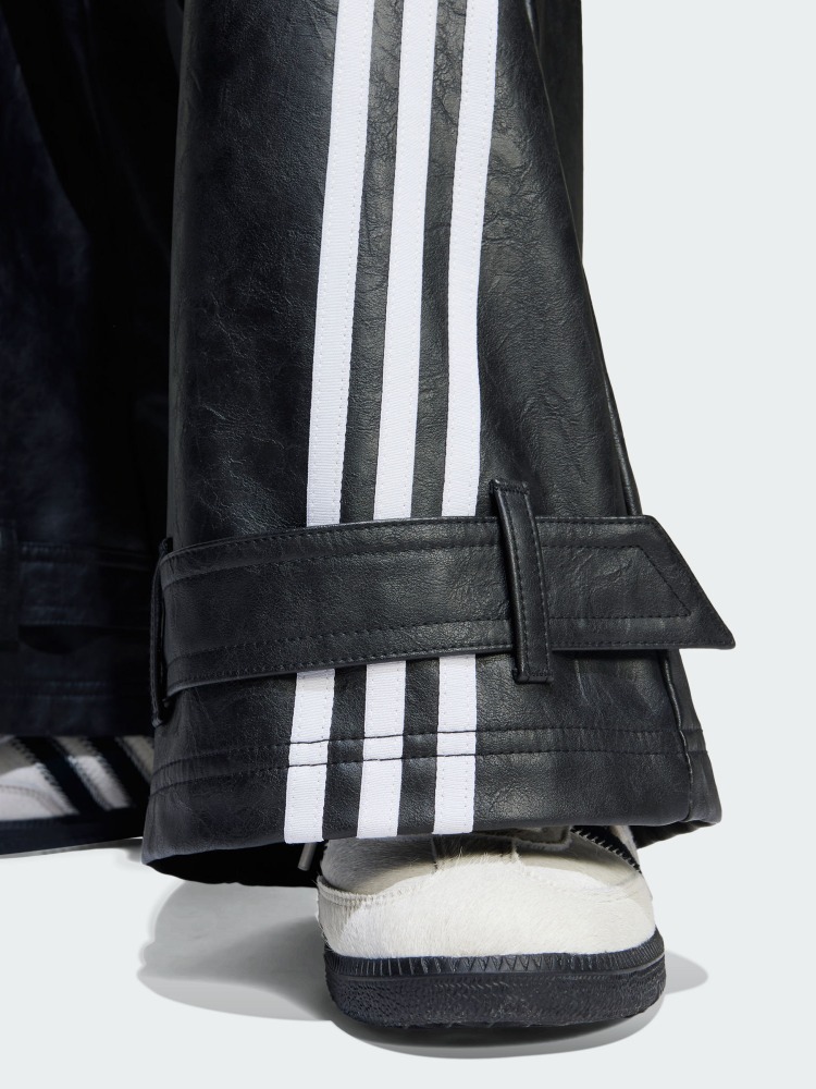 【adidas】ADILENIUM SEASON 3 VINTAGE FAUX LEATHER PANTS adidas Adilenium Season 3 Vintage Faux Leather Pants