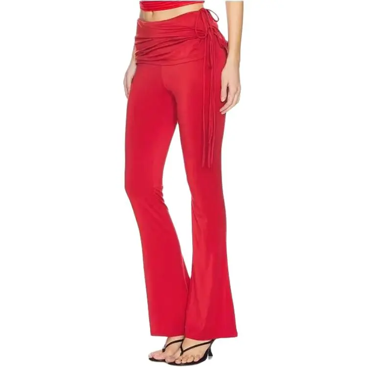 Miaou Casual Pants Women's Red-2