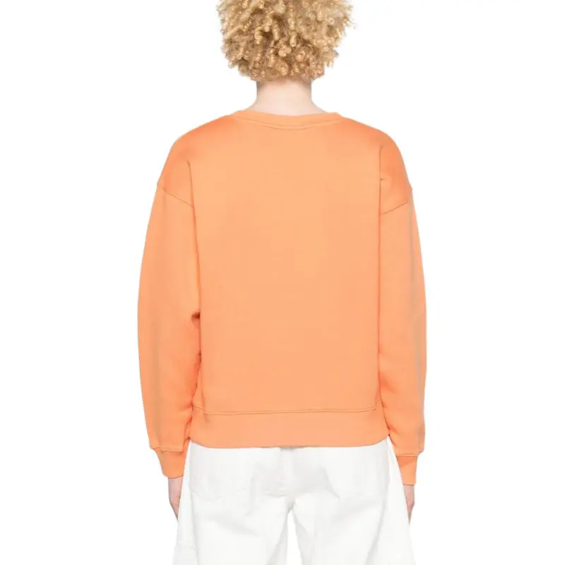 Maison Kitsune Logo Embroidered Crewneck Sweatshirt-4