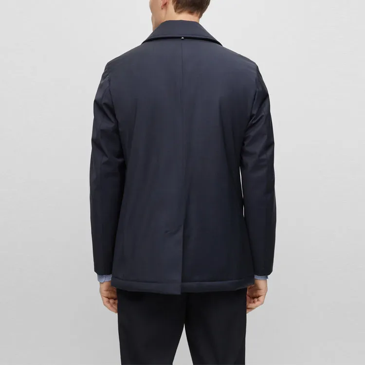HUGO BOSS Coats Men Dark Blue-3