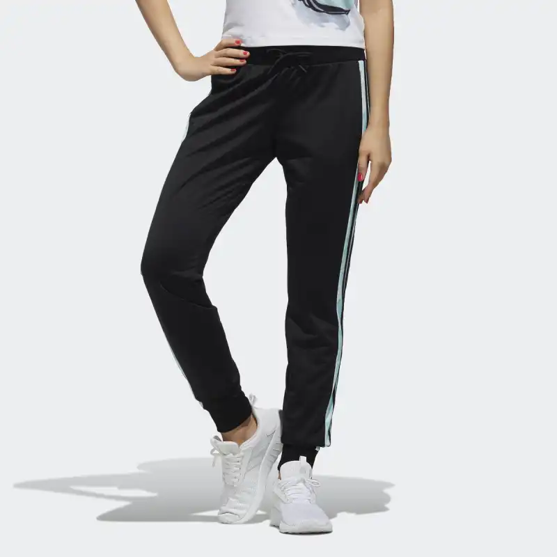 Adidas W FV TRACKPANT Knitted Sports Pants Women's Black-1