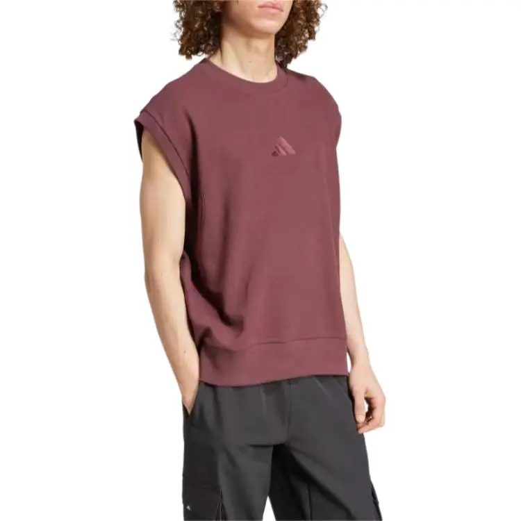 Adidas Free Shipping With AdiClub Elevated All Szn Cloud Jersey Sleeveless Crew Tee-1