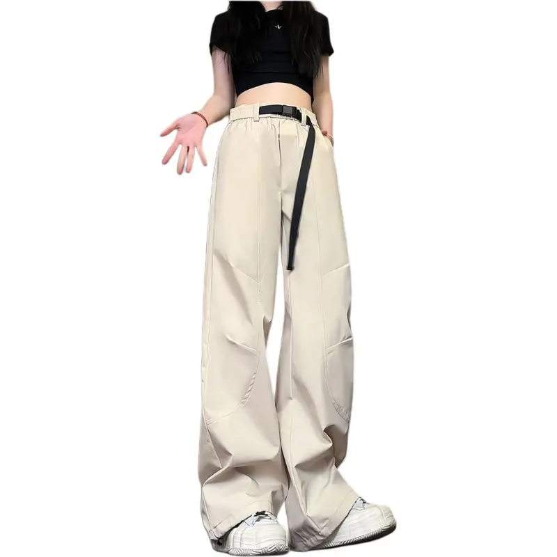 BEAR UNION Casual Pants Unisex Black-12